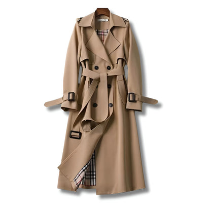 Damen Trenchcoat Klassisch mit Gürtel Winter - BerlinGlamour