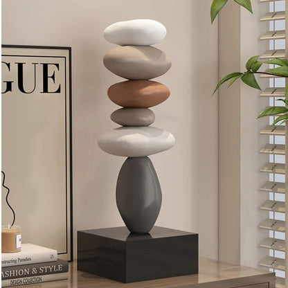 Beruhigende Deko Skulptur für Zen Atmosphäre