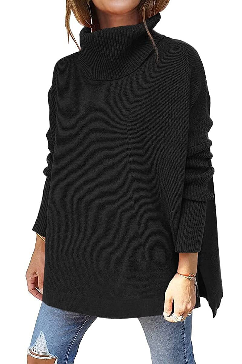 Damenschal Rollkragen Pullover Bequem Herbst