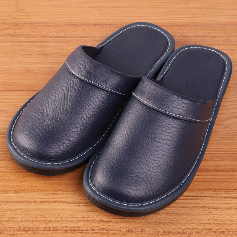 Leder Pantoffeln Männer Schlupf Warm Bequem - BerlinGlamour