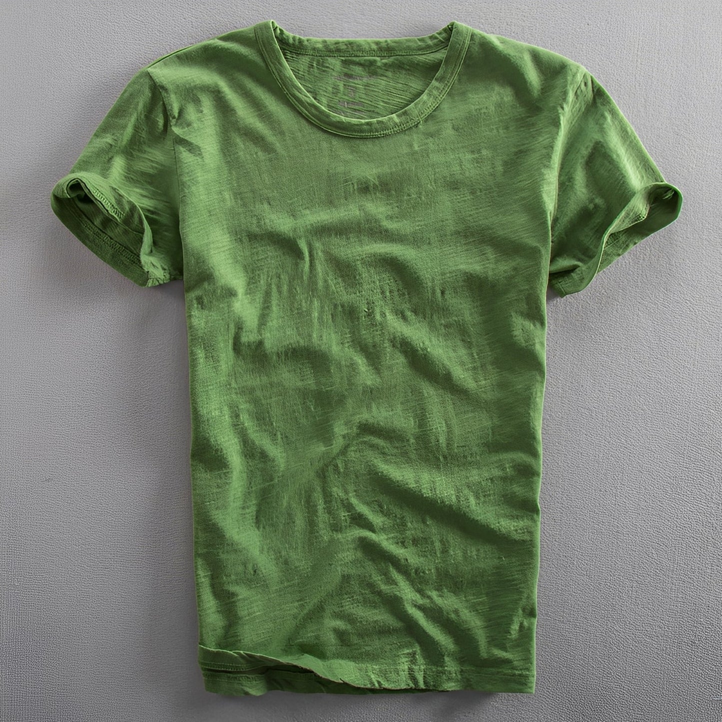 Herren T-Shirt Klassisch Gewaschen Bequem
