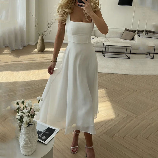 Elegantes Ärmelloses Sommerkleid - BerlinGlamour
