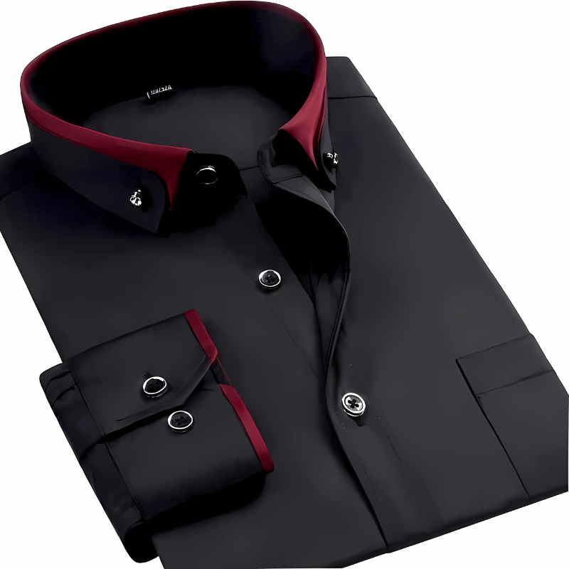 Herren Langarmhemden Elegante Modern Style - BerlinGlamour