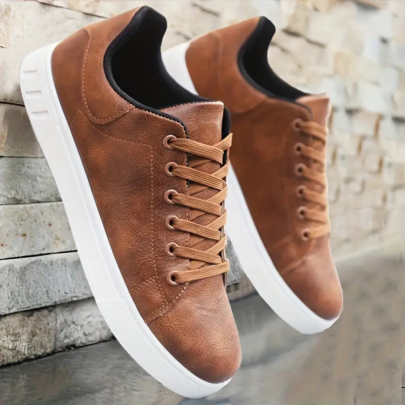 Herren Schnürschuhe Bequem Komfort Sohle