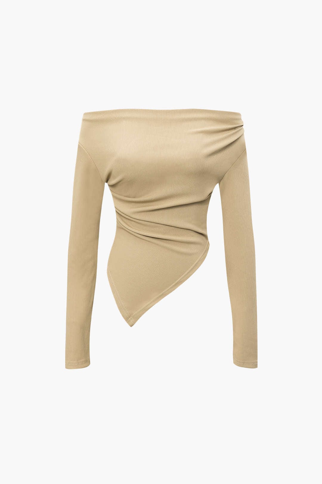 Elegantes Damen Zweiteiler Set Asymmetrisch mit Weiten Hosen