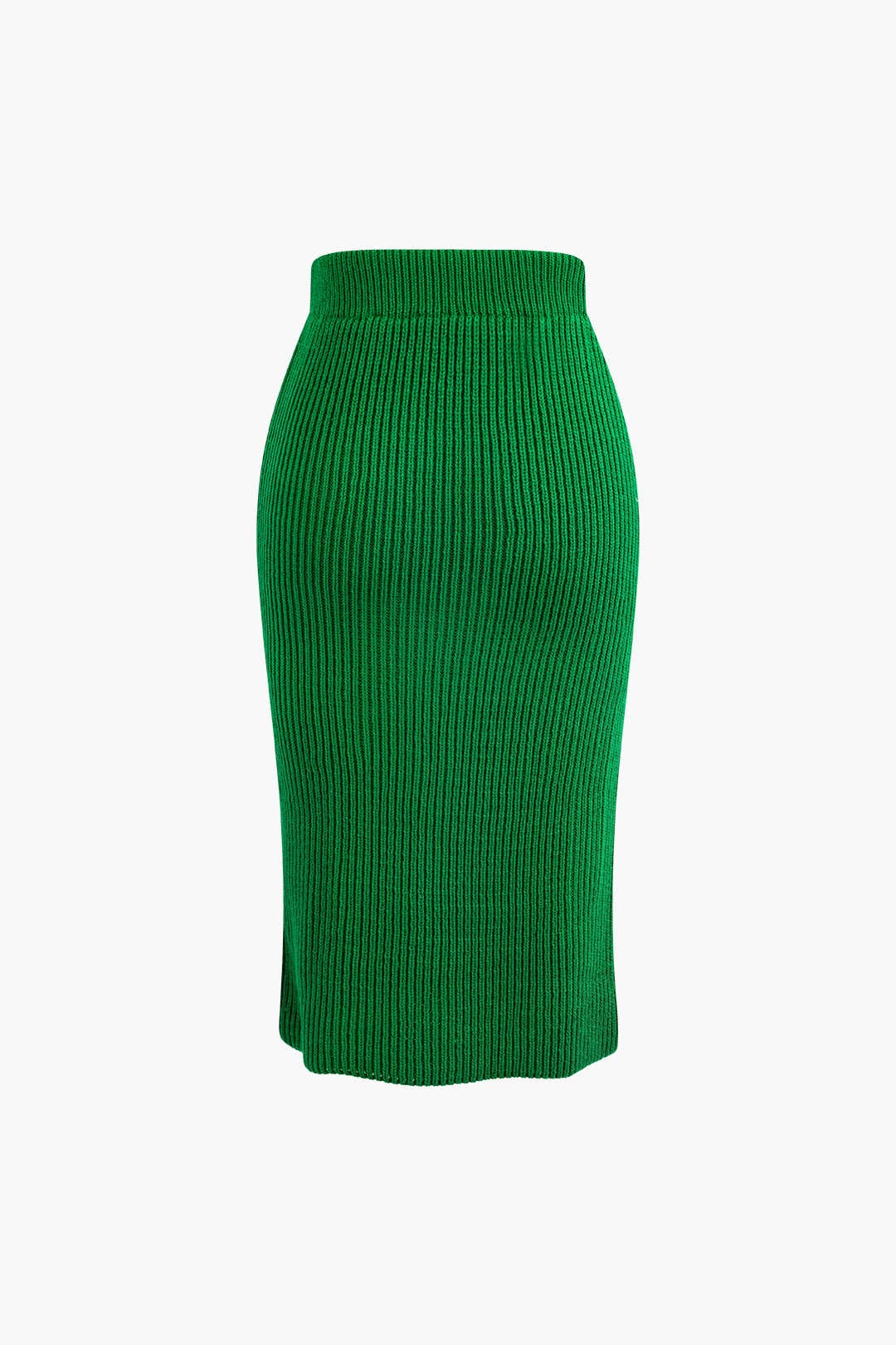 Klara | Damen Strick-Set Wickel-Oberteil Bleistiftrock Eleganz
