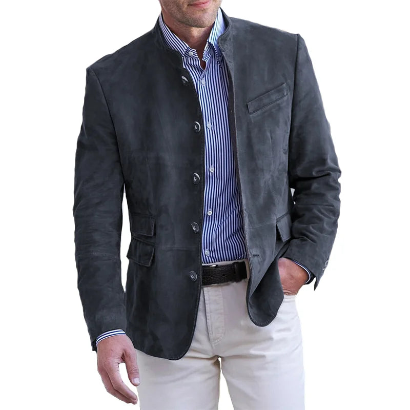 Männer Jacke Klassisch Button Down Elegante