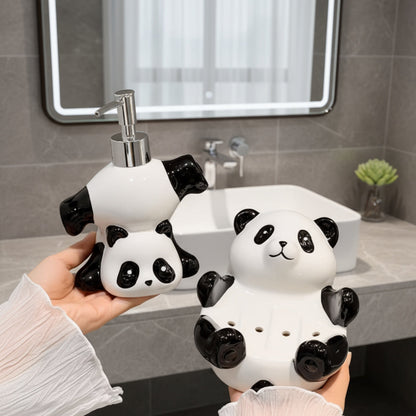 Panda Seifenspender Flexibel Süß