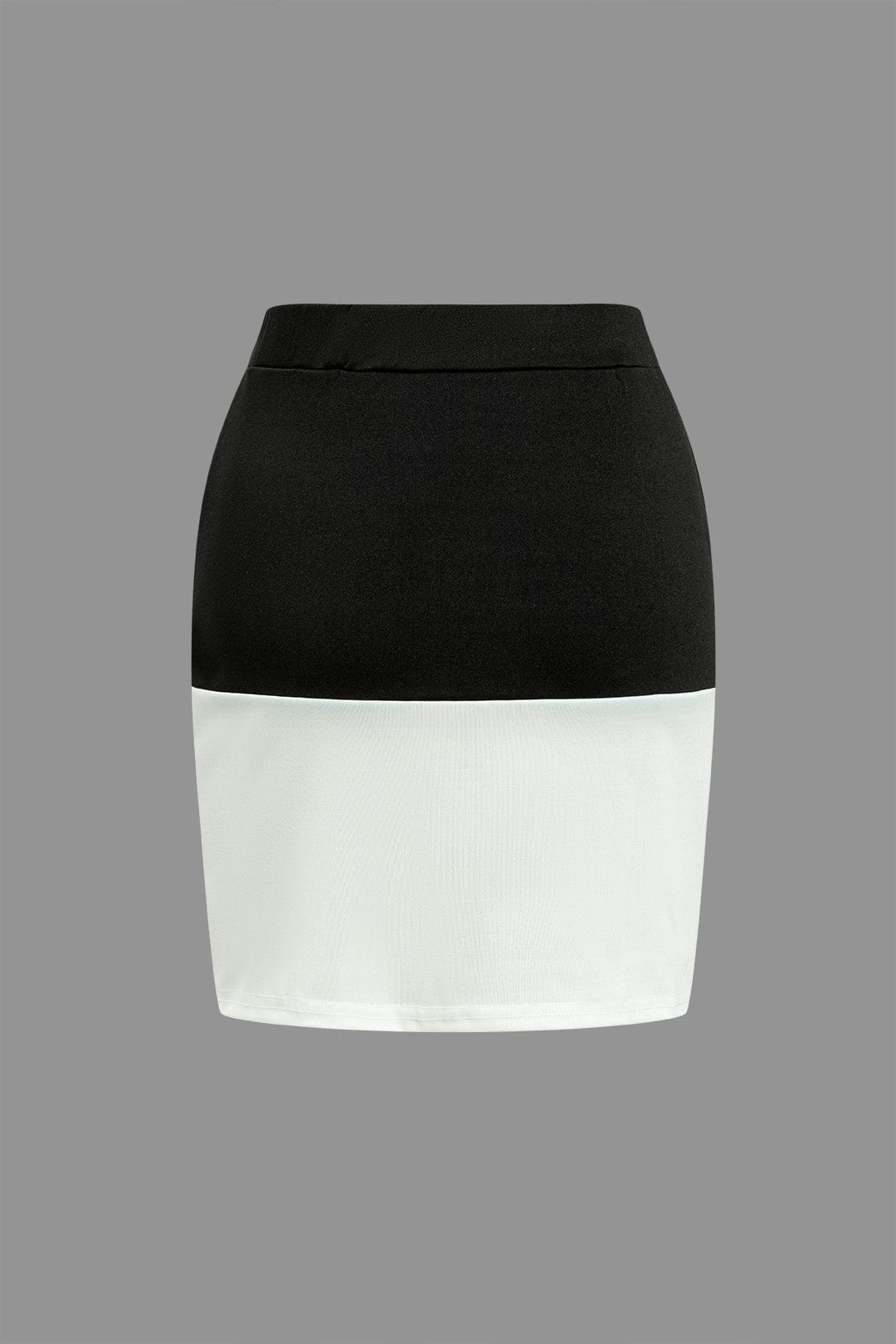 Elegantes Zweiteiler Set Minirock Damen