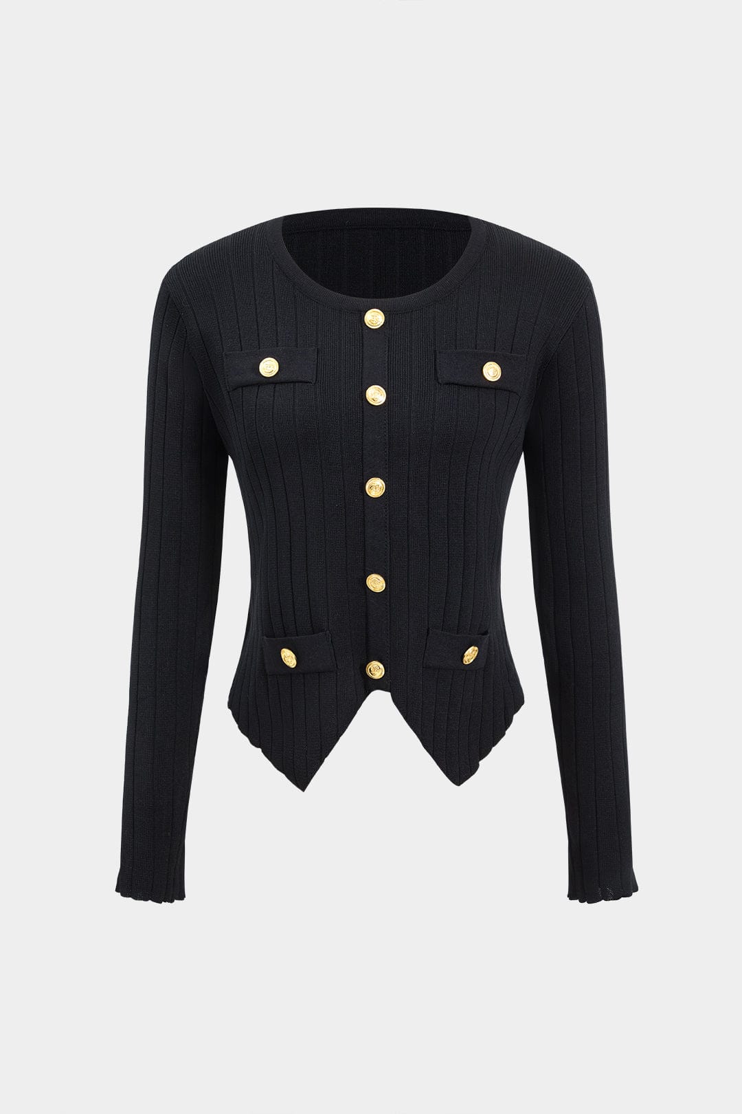 Elegantes Damen-Zweiteiler-Set Strickjacke und Hose