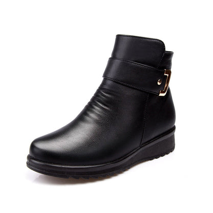Damen Stiefel Leder Orthopädisch Komfortabel