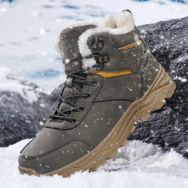 Wasserdichte Winterstiefel Damen Warm Isoliert