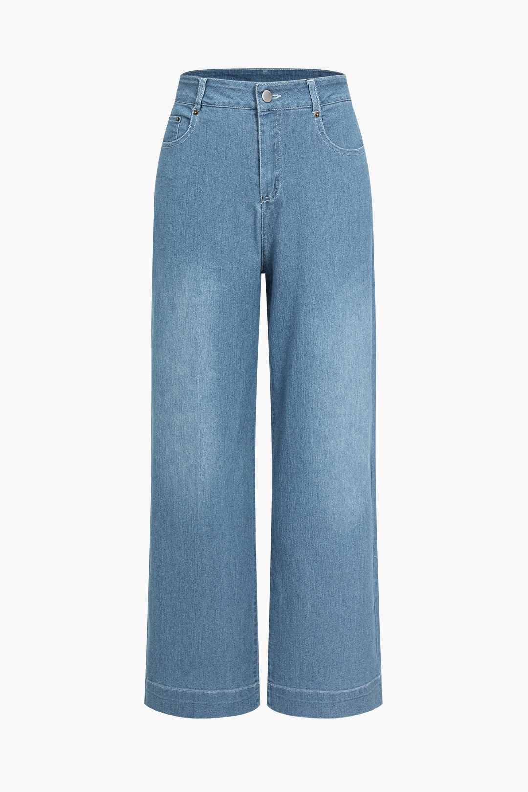 Weite Damenjeans aus Stretch-Denim - BerlinGlamour