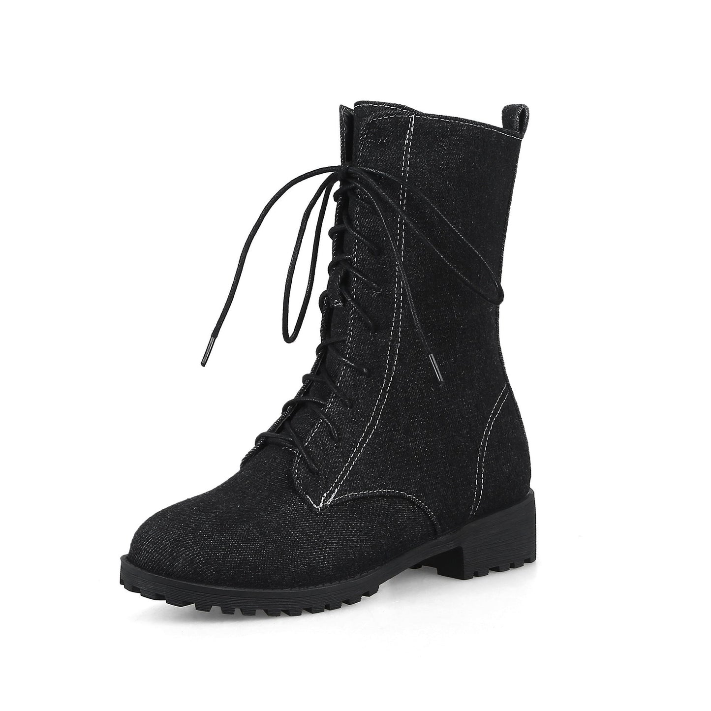 Damen Schnürschuhe Klassisch Niedriger Absatz Elegante Mode - BerlinGlamour