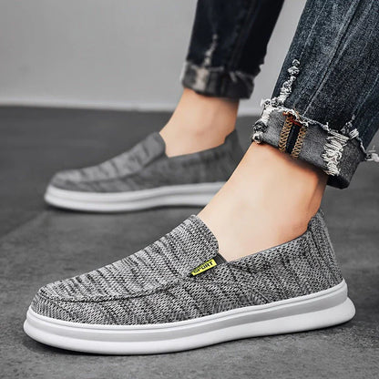 Bequeme Herren Slipper Canvas Schuhe Freizeit