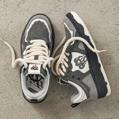 Herren Skateschuhe Sportlich Grau Stil - BerlinGlamour