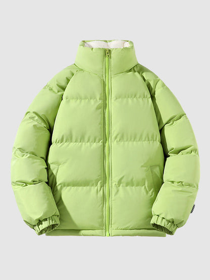 Gepolsterte Winterdaunenjacke Warm