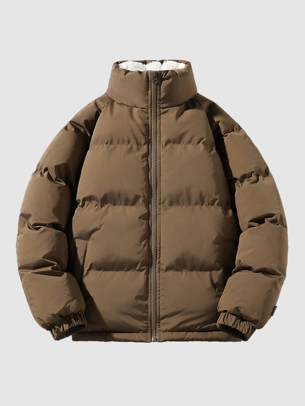Gepolsterte Winterdaunenjacke Warm