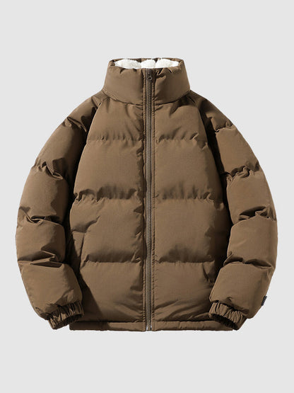 Gepolsterte Winterdaunenjacke Warm