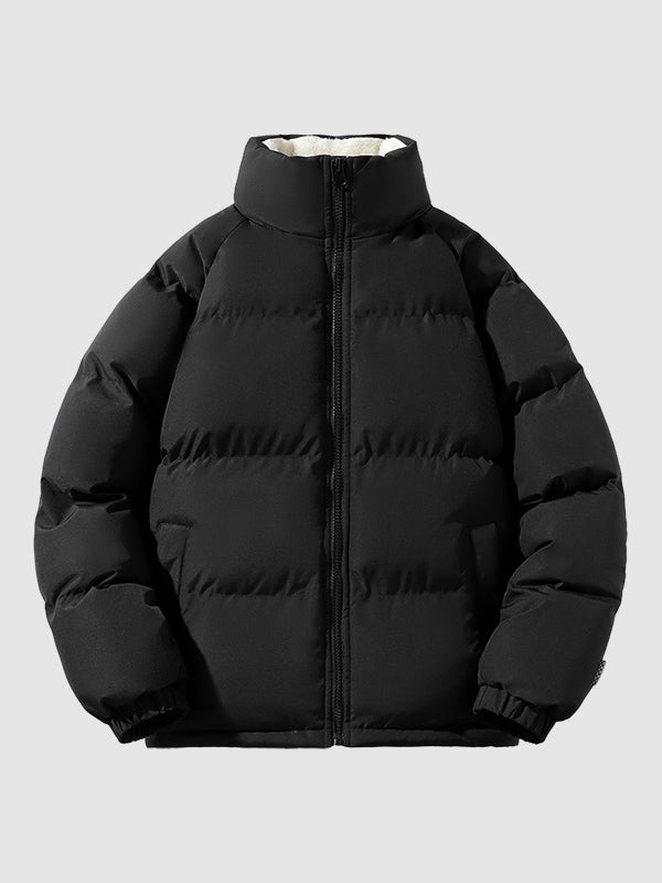 Gepolsterte Winterdaunenjacke Warm