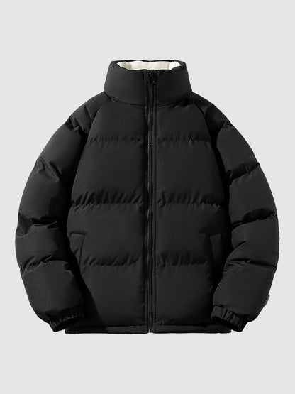 Gepolsterte Winterdaunenjacke Warm