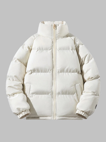 Gepolsterte Winterdaunenjacke Warm