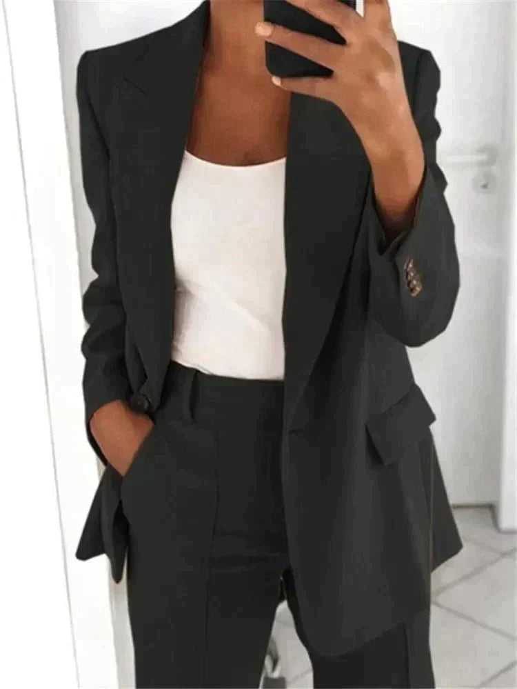 Elegantes Blazer-Set Damen Modern Berlin Chic