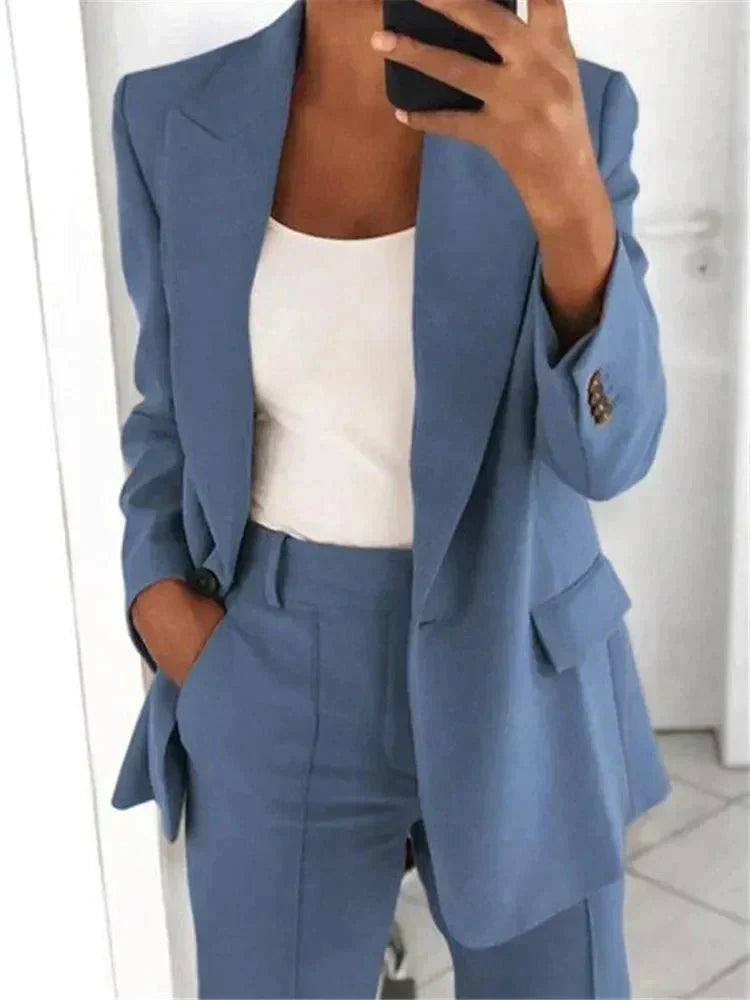 Elegantes Blazer-Set Damen Modern Berlin Chic - BerlinGlamour