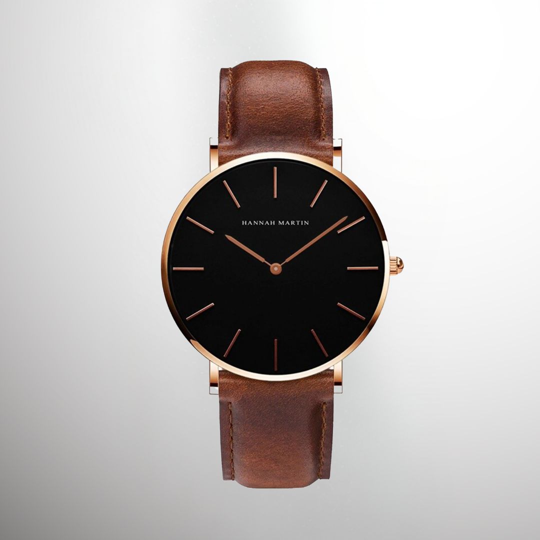 Herren Armbanduhr Elegantes Design Leder