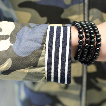 Herren Camouflage-Jacke Leicht Kapuze Elastisch