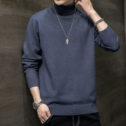 Rollkragenpullover Herren Weich Moderner Style