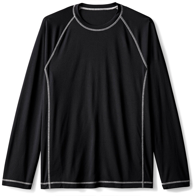 Herren Langarmshirt Atmungsaktiv Modern Schnitt