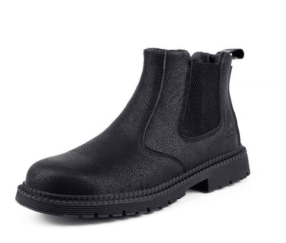 Herren Chelsea Boots Bequem Schlüpfen Leder