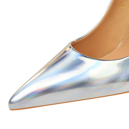 Stiletto Schuhe Damen Hochzeit Absatz Slim