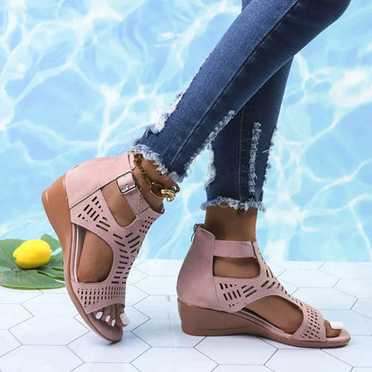 Orthopädische Sandalen Damen Komfortabel Modern