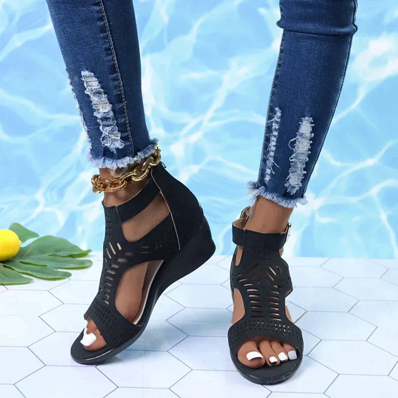 Orthopädische Sandalen Damen Komfortabel Modern - BerlinGlamour