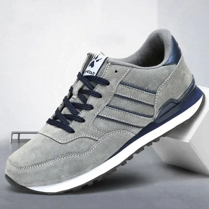 Herrensneaker Klassisch Schwarz Lace-Up