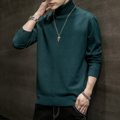 Rollkragenpullover Herren Weich Moderner Style