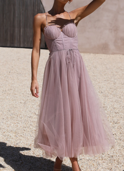 Sommerkleid Midi Leicht Modern Damen