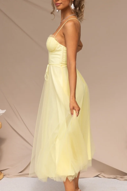 Sommerkleid Midi Leicht Modern Damen
