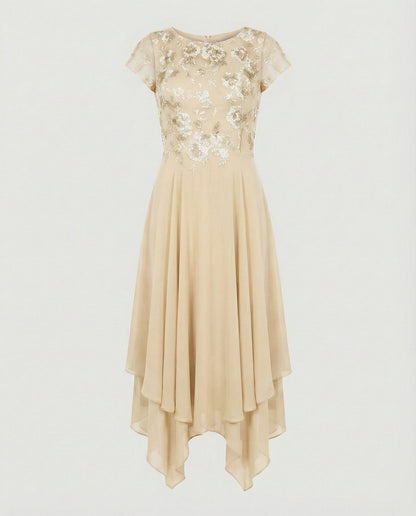 Damen Sommerkleid Elegantes Leichtes Kleid Frauen