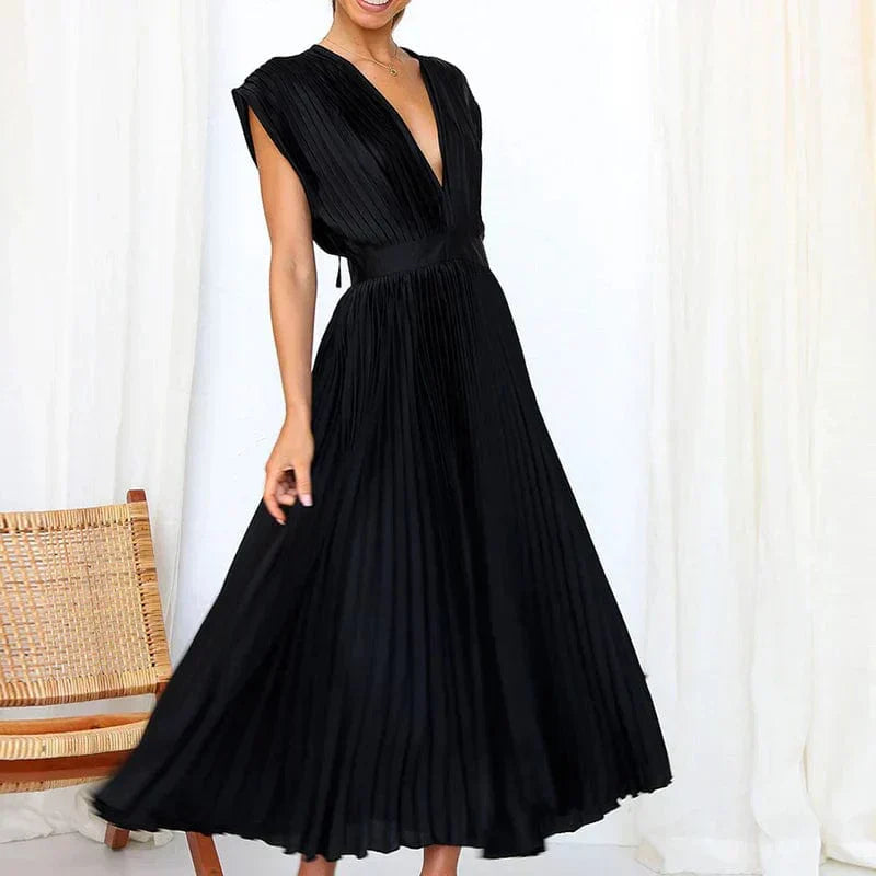 Elegantes Midikleid Damen Chique Kurz
