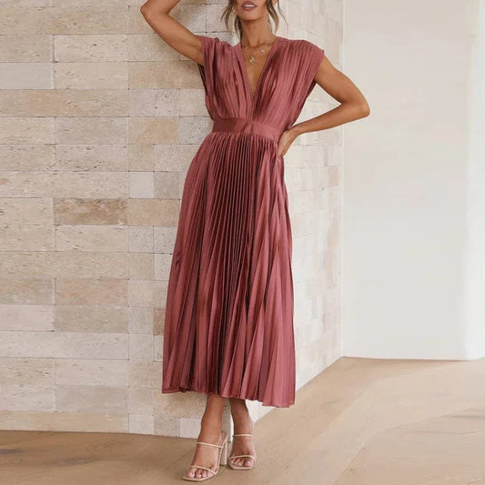 Elegantes Midikleid Damen Chique Kurz - BerlinGlamour