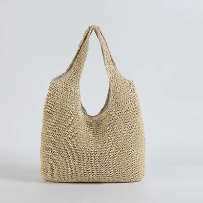 Strandtasche Elegante Stroh Handtasche Sommer