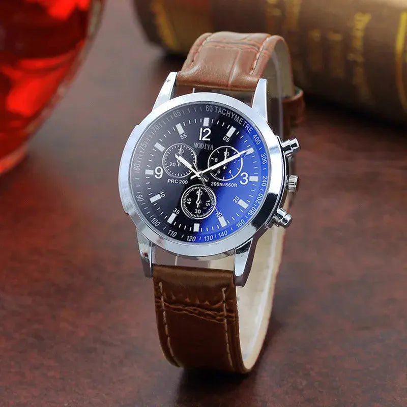 Herren Armbanduhr Edelstahl Elegant Schwarze Zifferblatt - BerlinGlamour