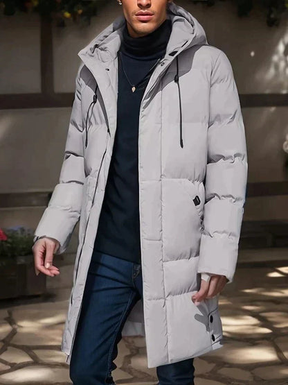 Herren Parka Wasserdicht Elegante Winterjacke