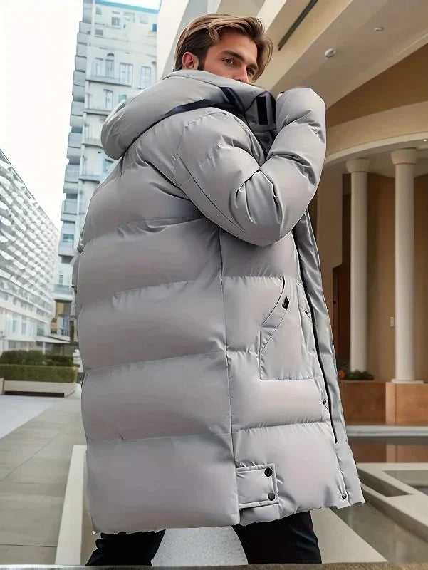 Herren Parka Wasserdicht Elegante Winterjacke