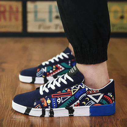 Herrenschuhe Segeltuch Bequem Leicht