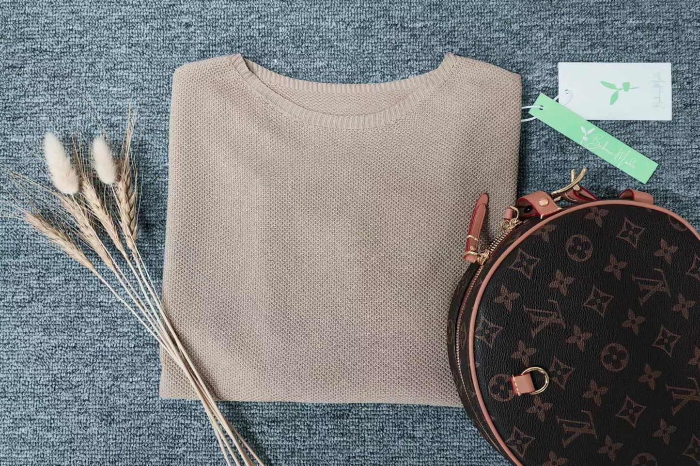 Charm Strickpullover Premium Damen Pullover Lang