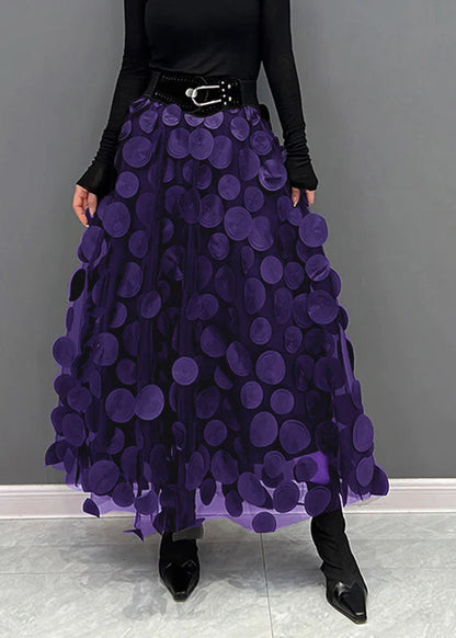 Damen Rock Tüll Polka Dot Rock Frauen Mode Berlin